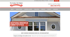 Desktop Screenshot of overheaddoorvt.com