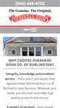 Mobile Screenshot of overheaddoorvt.com
